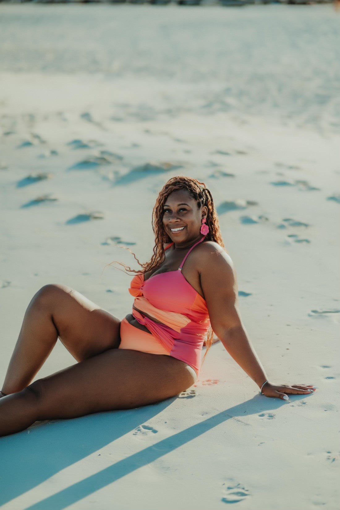 ombre one piece swimsuit plus size swimsuit