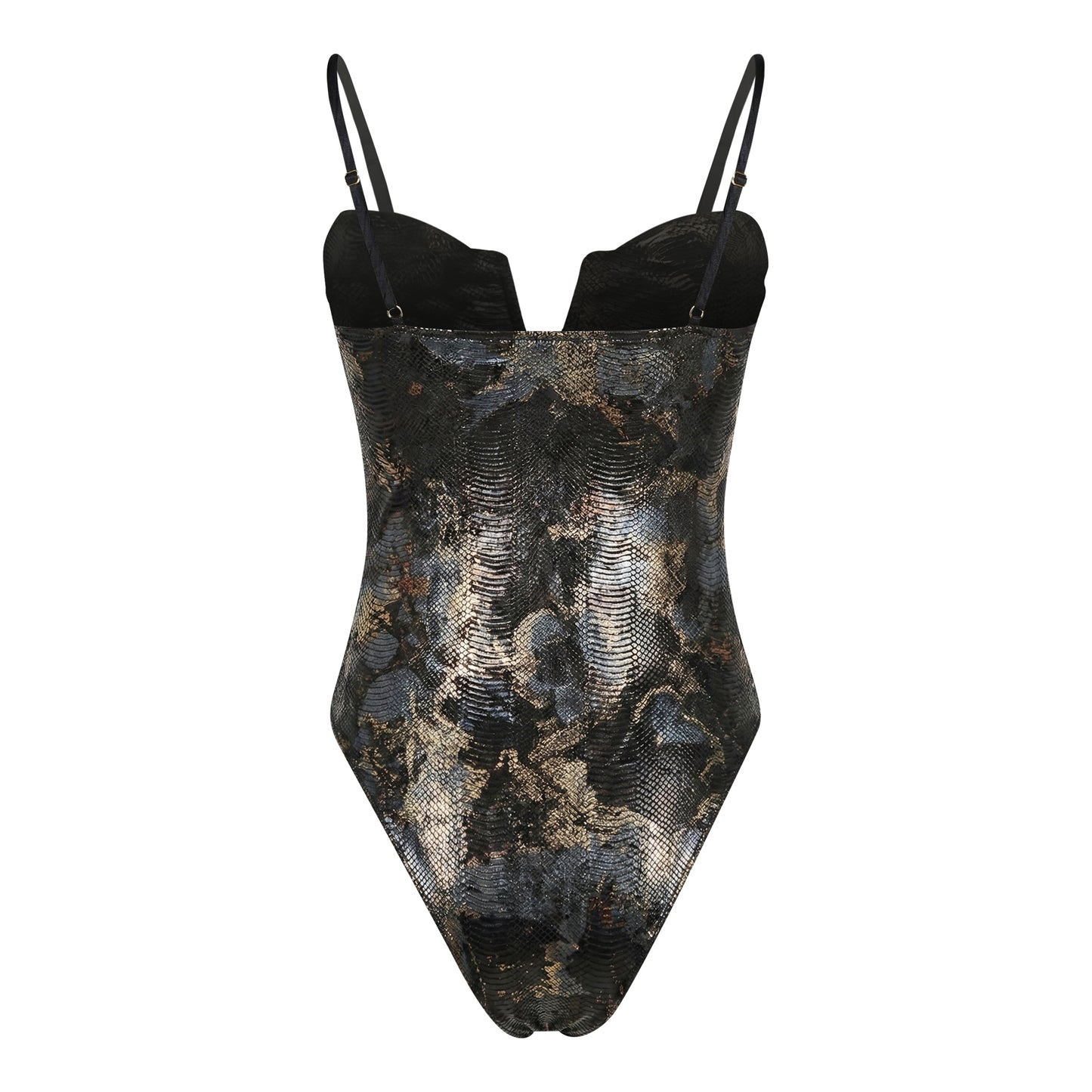 GOLDEN FANG ONE PIECE SWIMSUIT